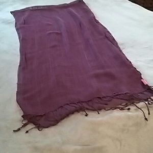 Purple scarf