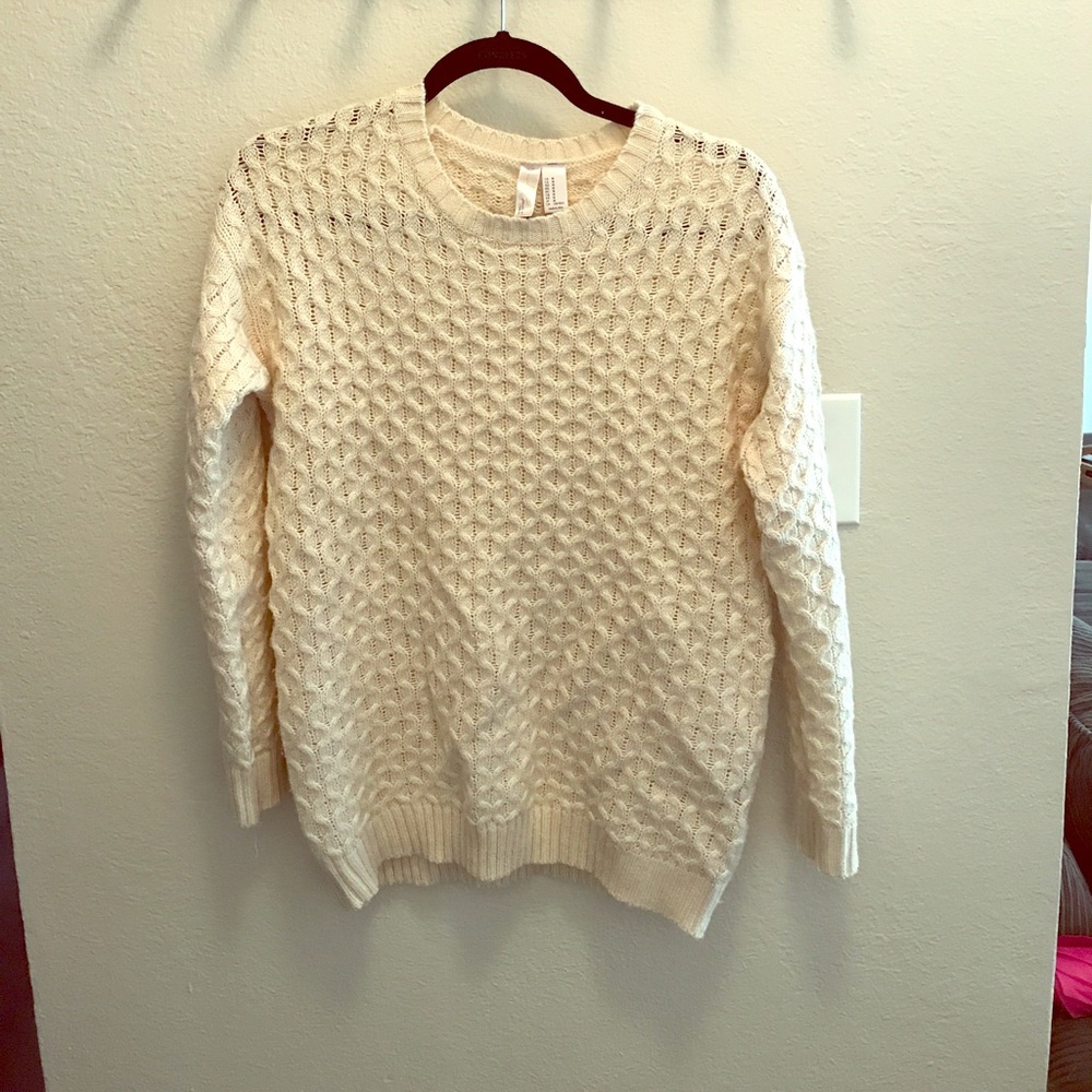 Cream sweater