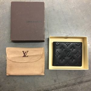 Mens Louis Vuitton Classic Duel Billfold Wallet