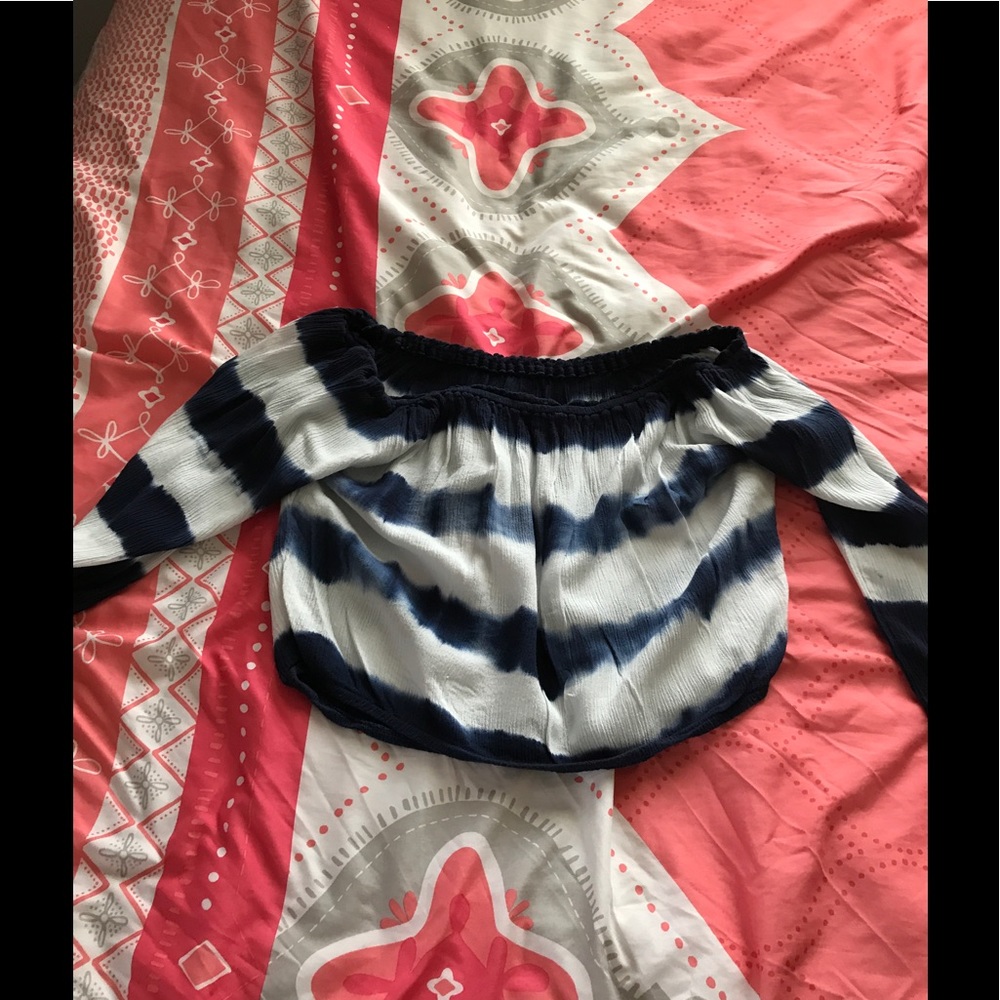 Tye-dyed crop top HOLLISTER
