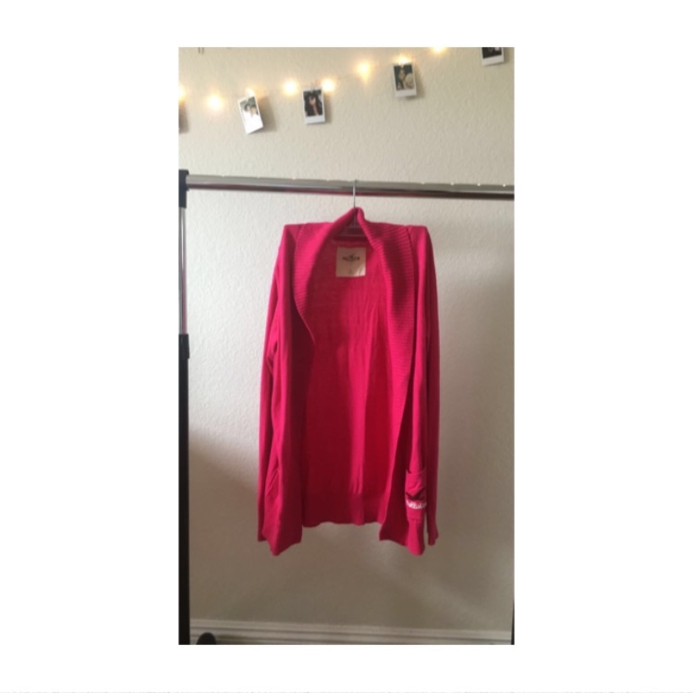 Dark Pink Cardigan