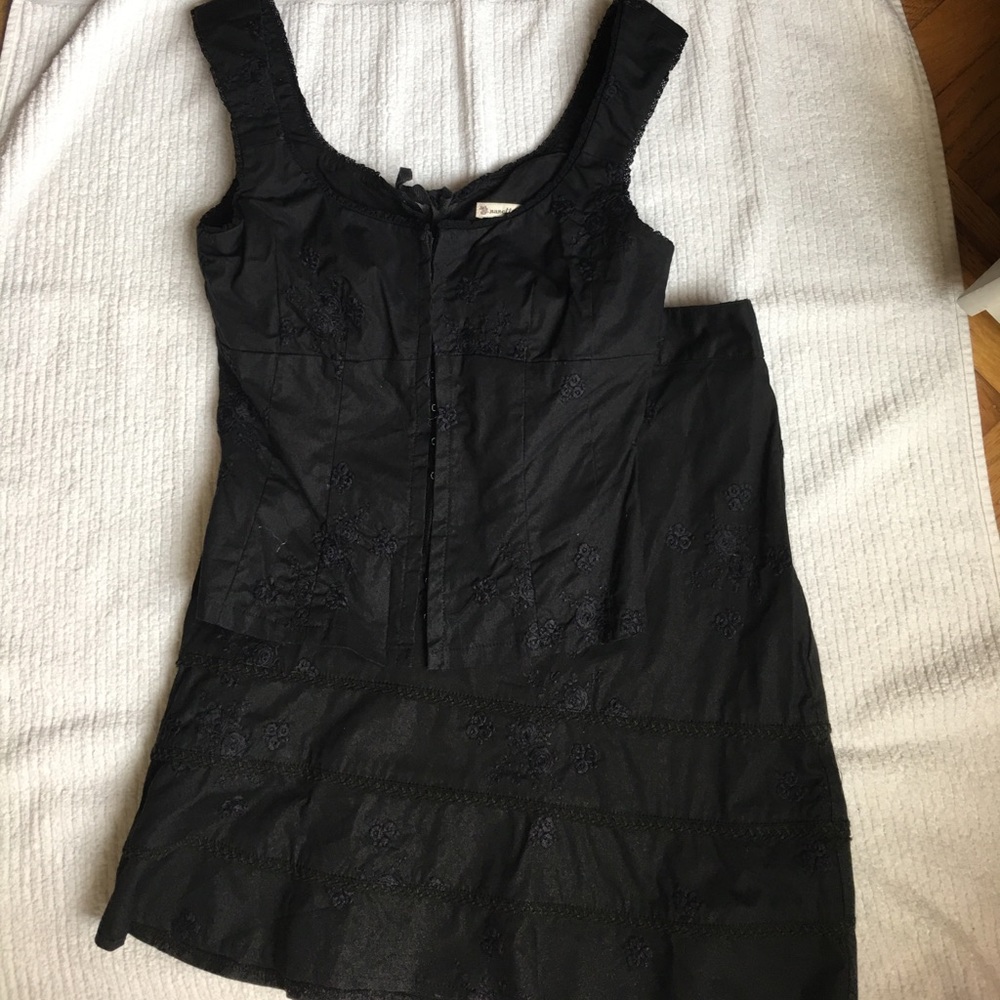 Nanette Lepore skirt top set sz 2