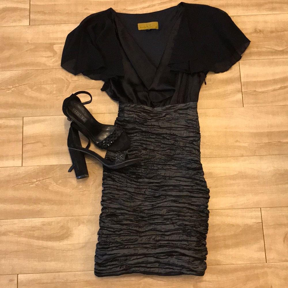 Nicole Miller classic black dress size 6