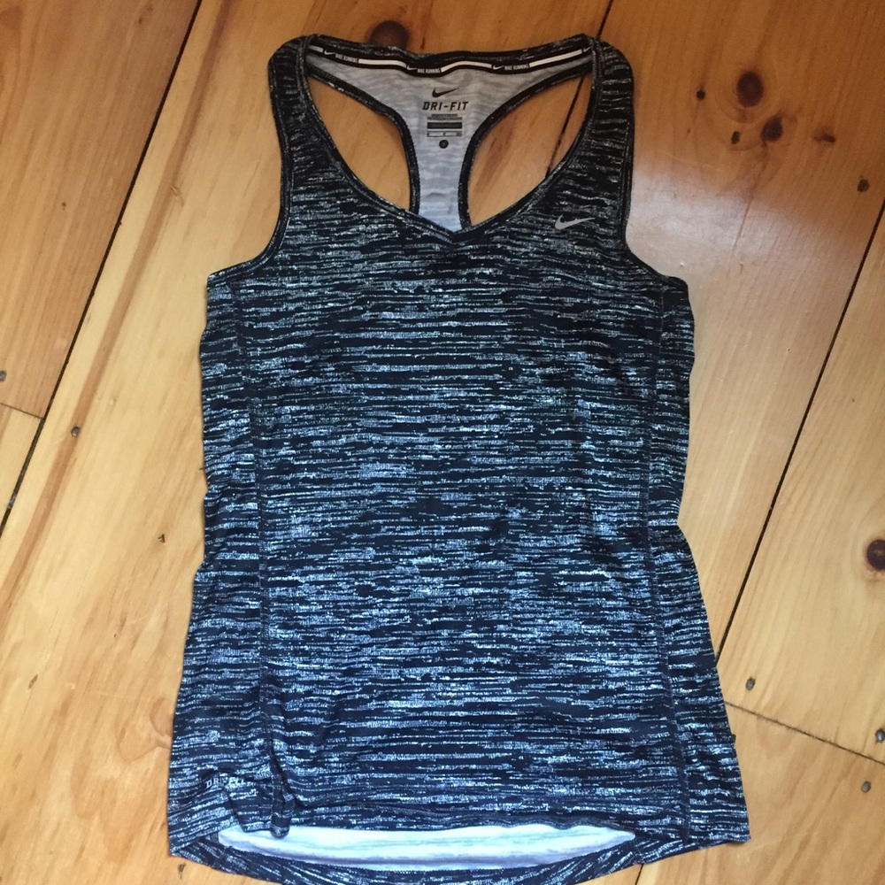 Size small Nike black white workout tank
