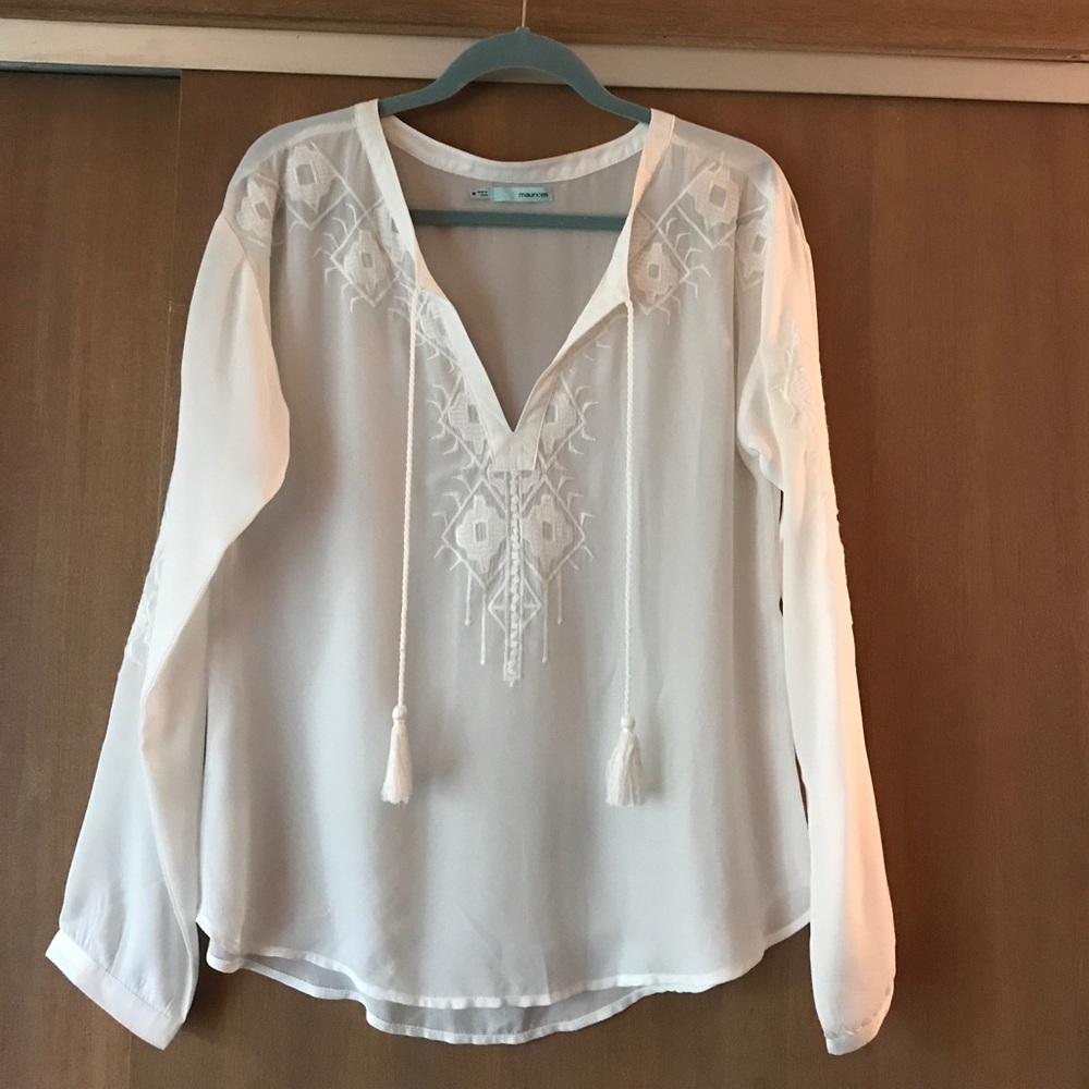 Beautiful soft  white top