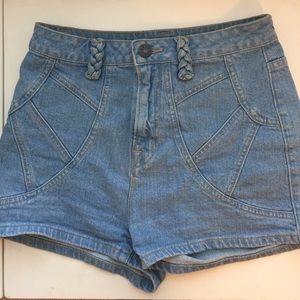 Urban Outfitters high waisted denim shorts