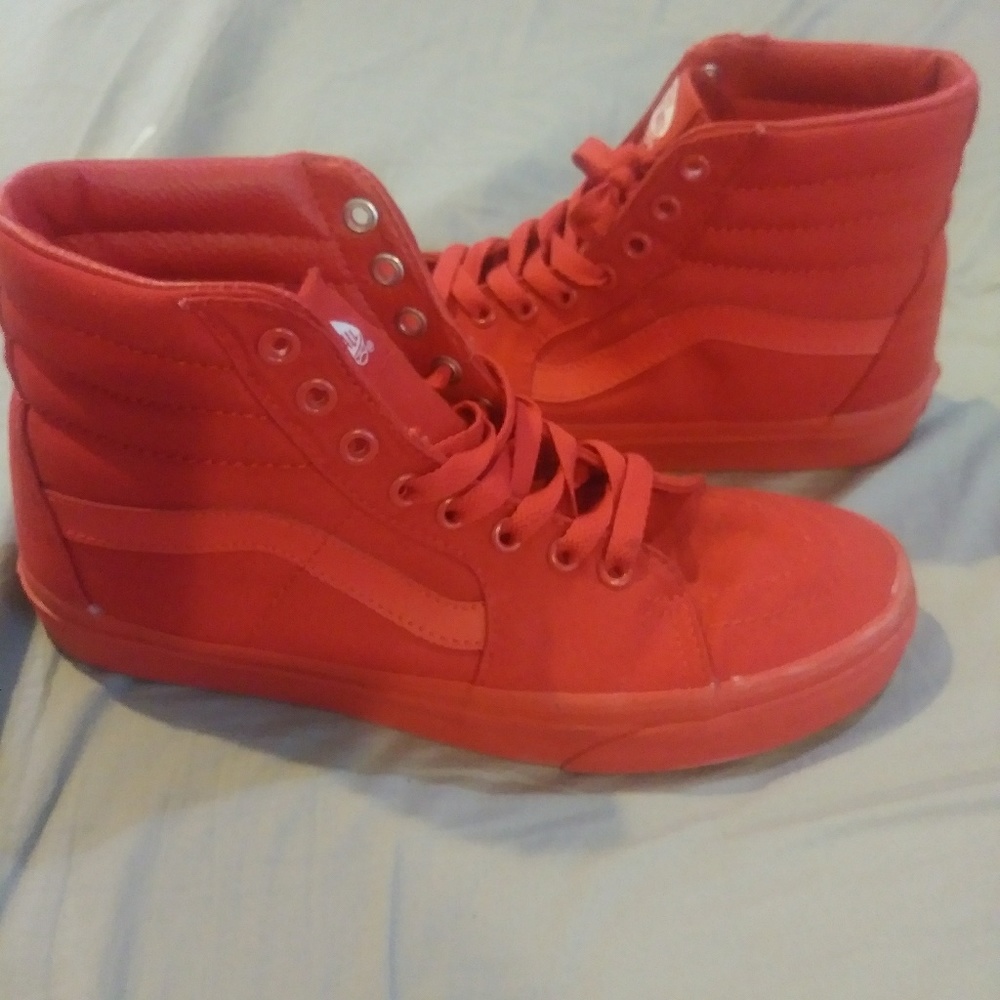 Vans sneakers red