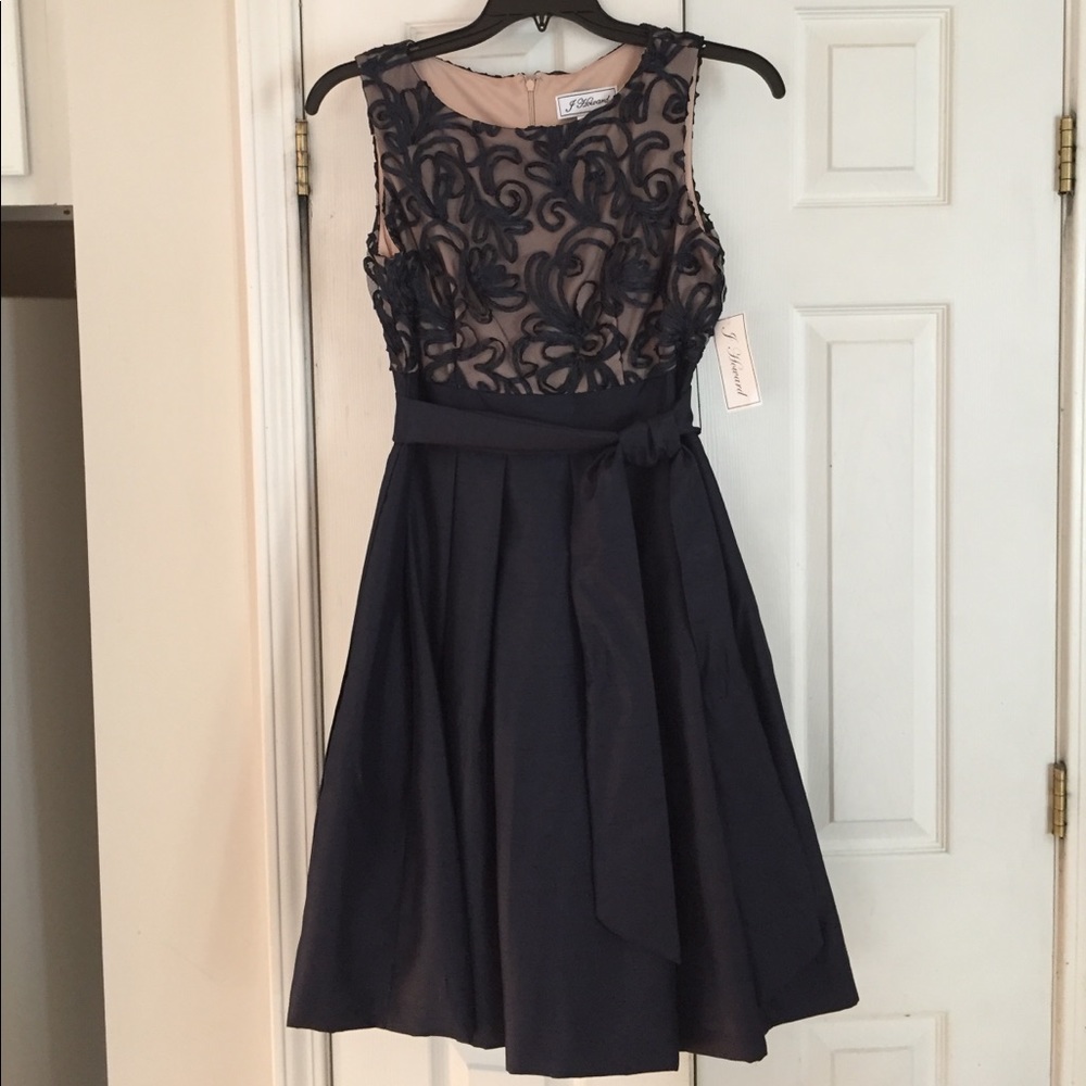 J Howard Special Navy Occasion Dress