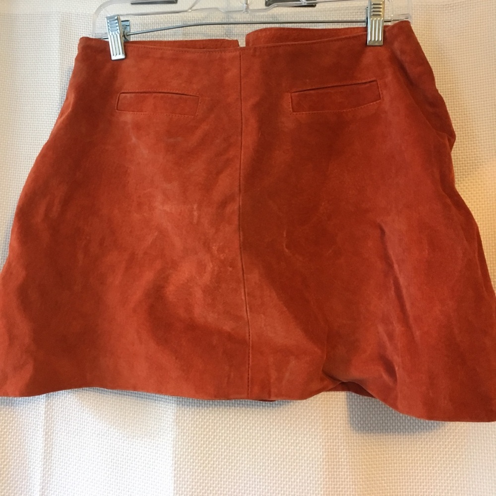 Vintage Genuine Suede Mini Skirt