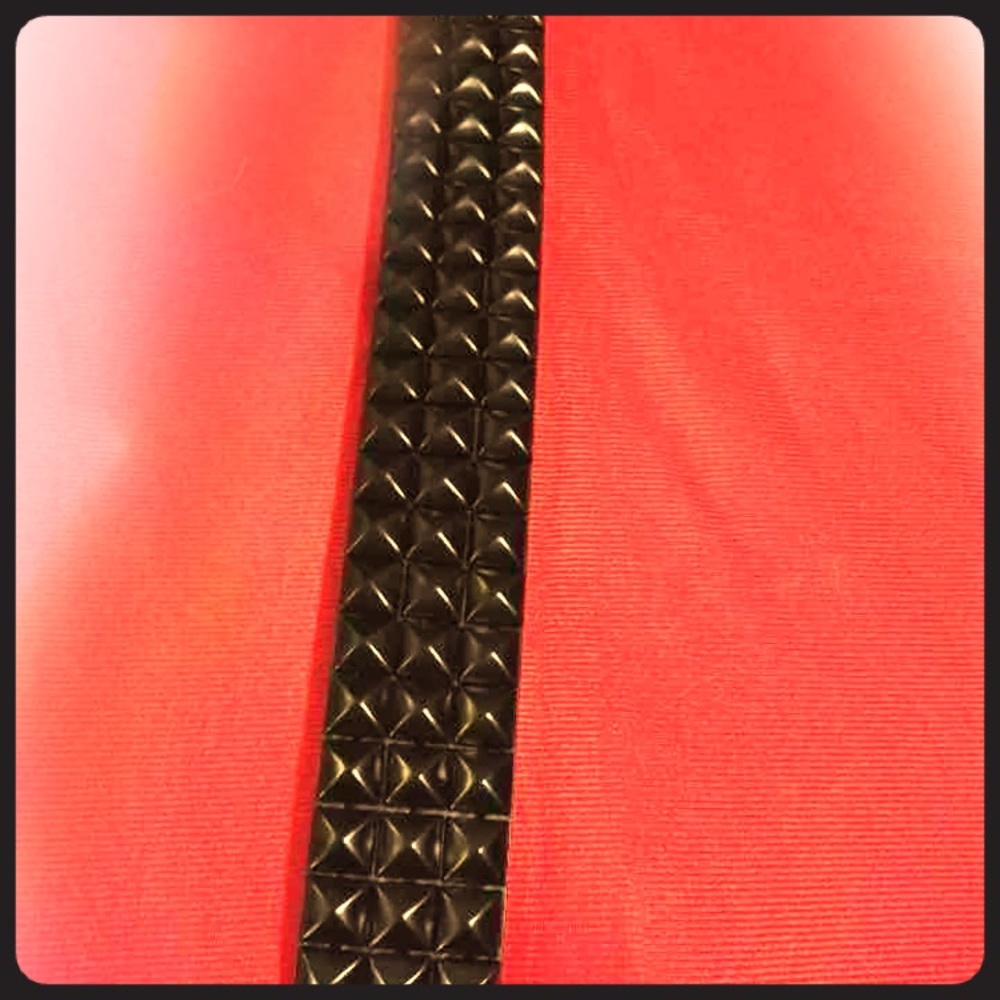 Black studded belt