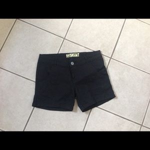 Girls black shorts