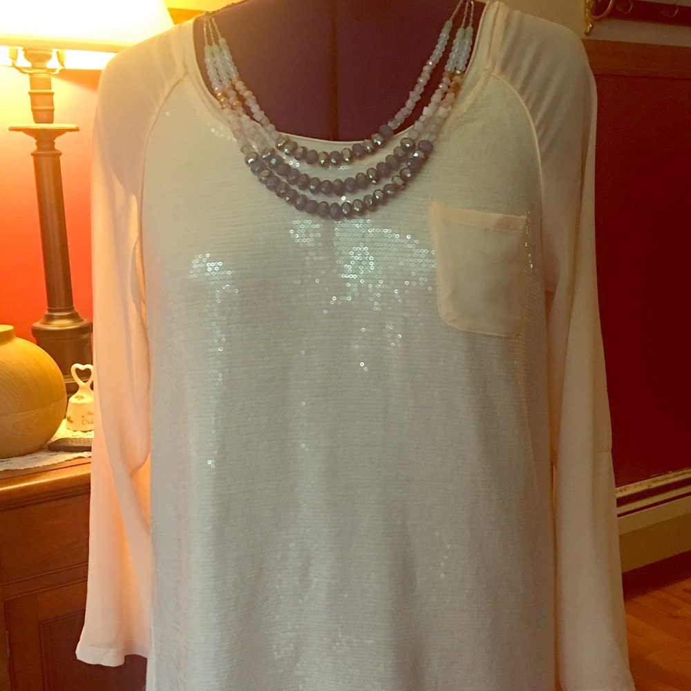 Lane Bryant Sequined top