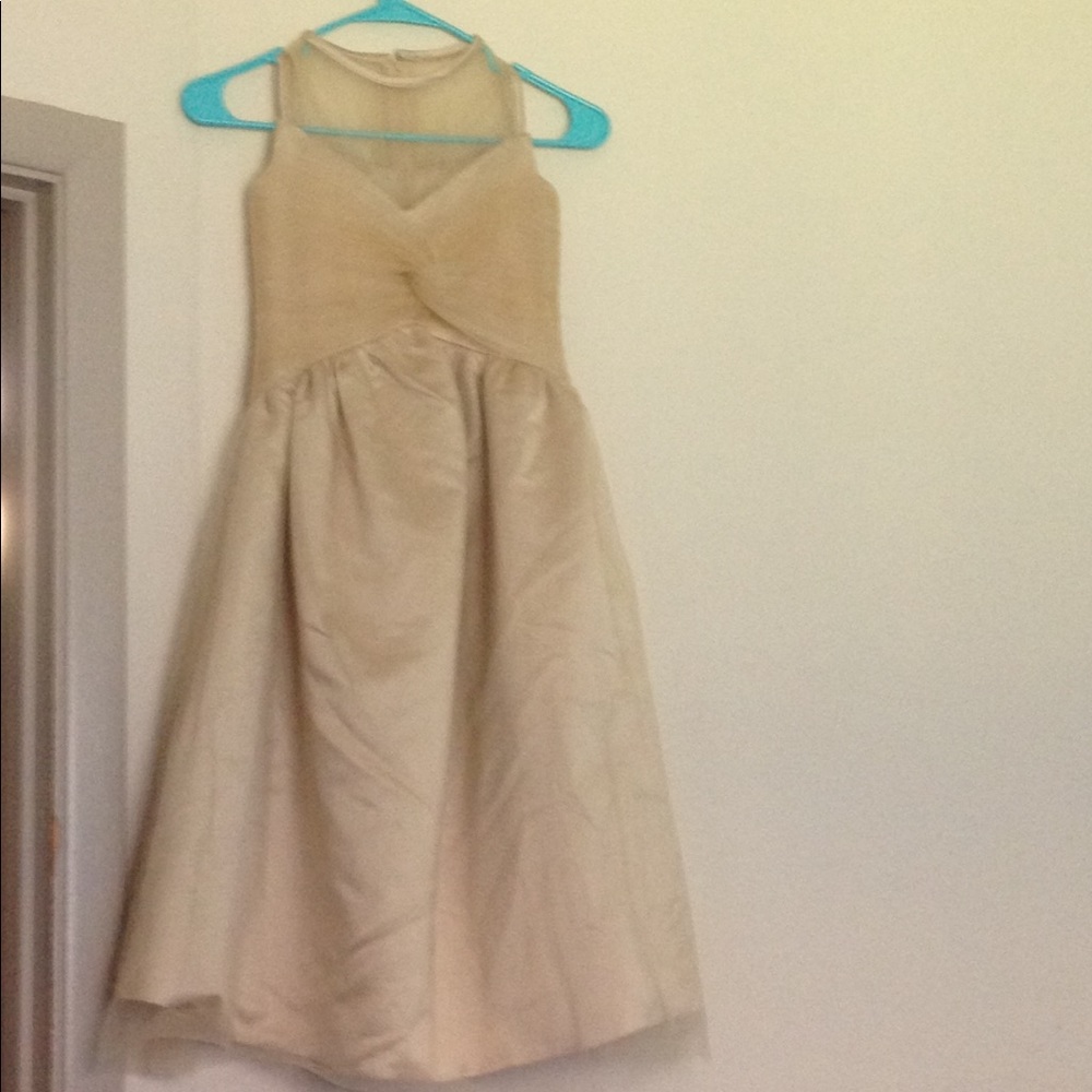 Gold formal dress