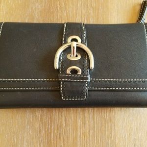 Coach Black Wallet Womens