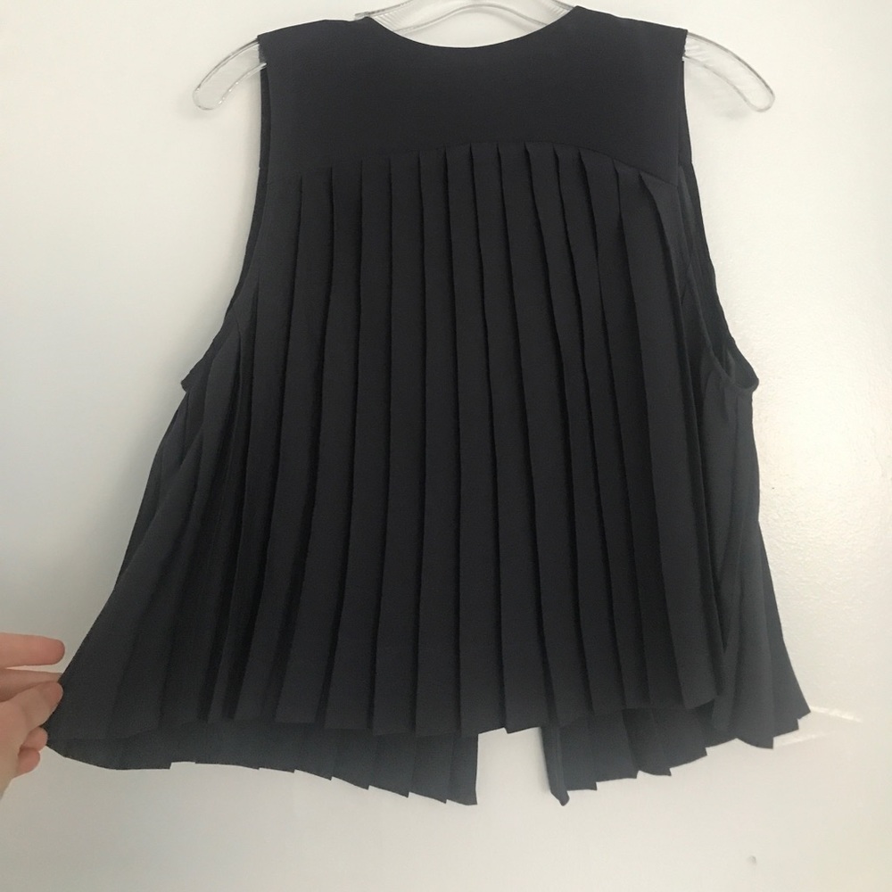 AllSaints Pleated Tank
