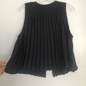 AllSaints Pleated Tank