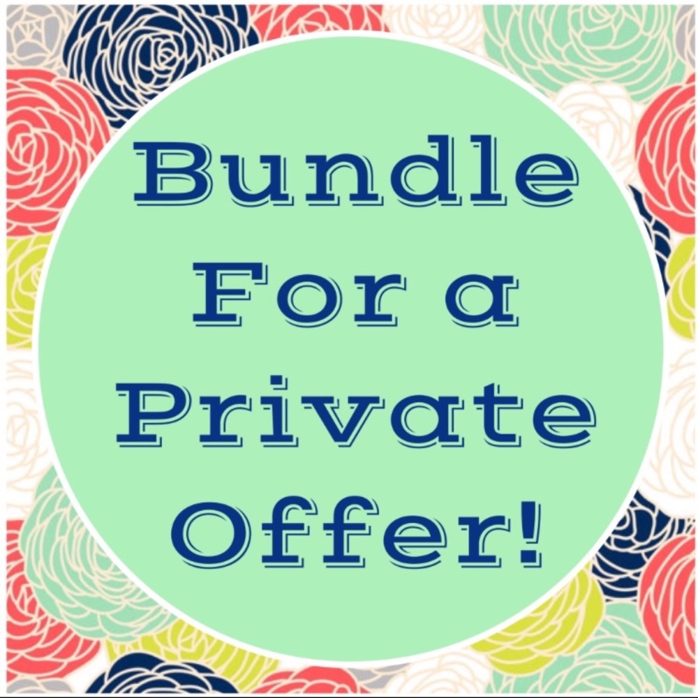 Bundle for private offers! 🤗