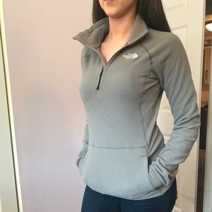 North face 1/4 zip fleece
