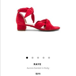 Raye the Label Aurora Sandals in Ruby