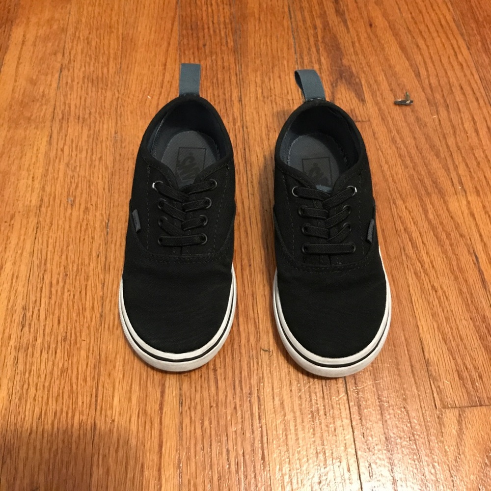 Black Vans Toddler size 10