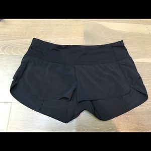 Lululemon speed shorts size 6
