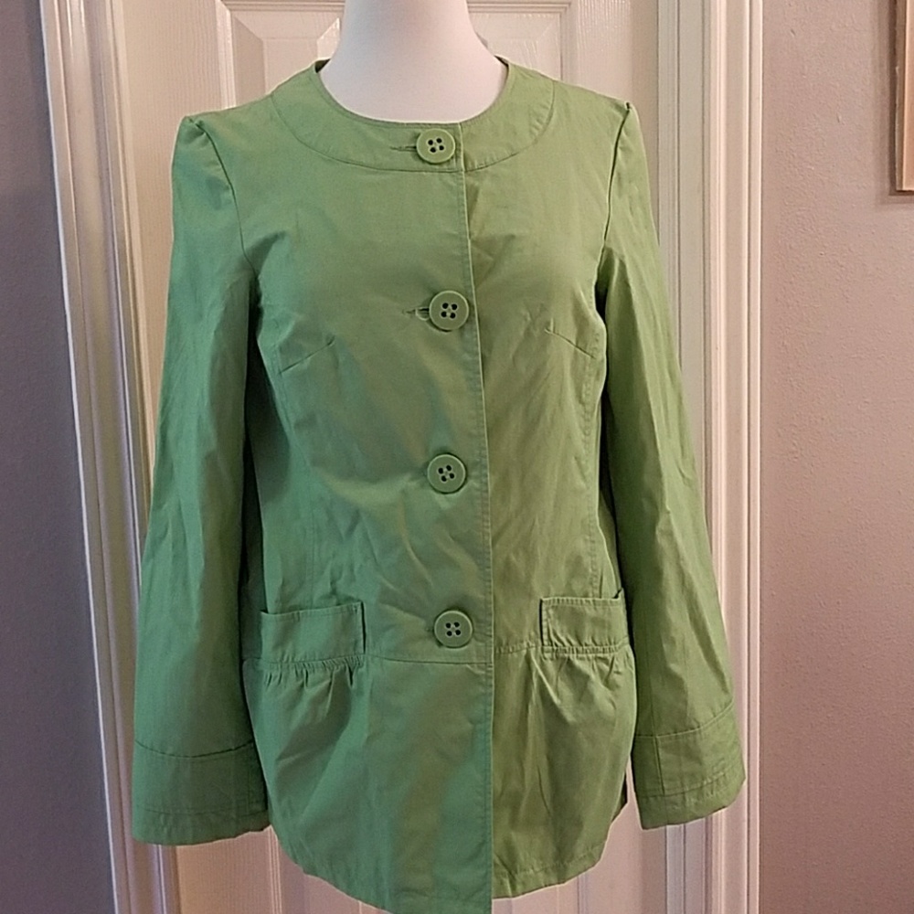Stylish Green Tulle Jacket