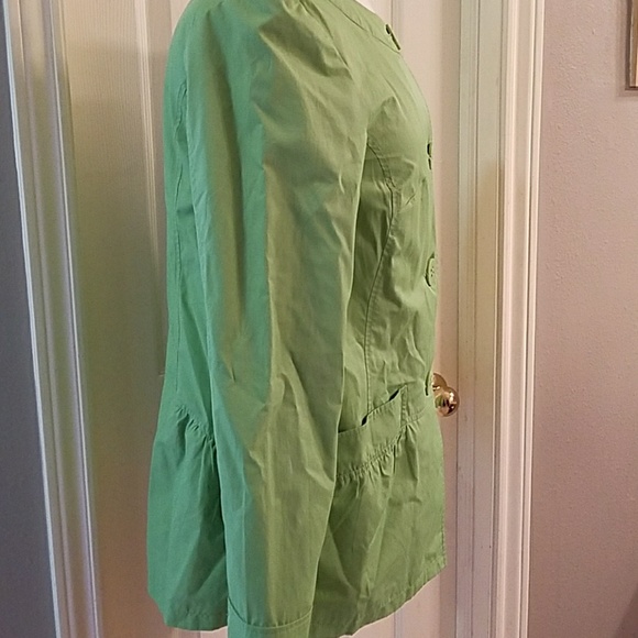 Stylish Green Tulle Jacket - Picture 4 of 8