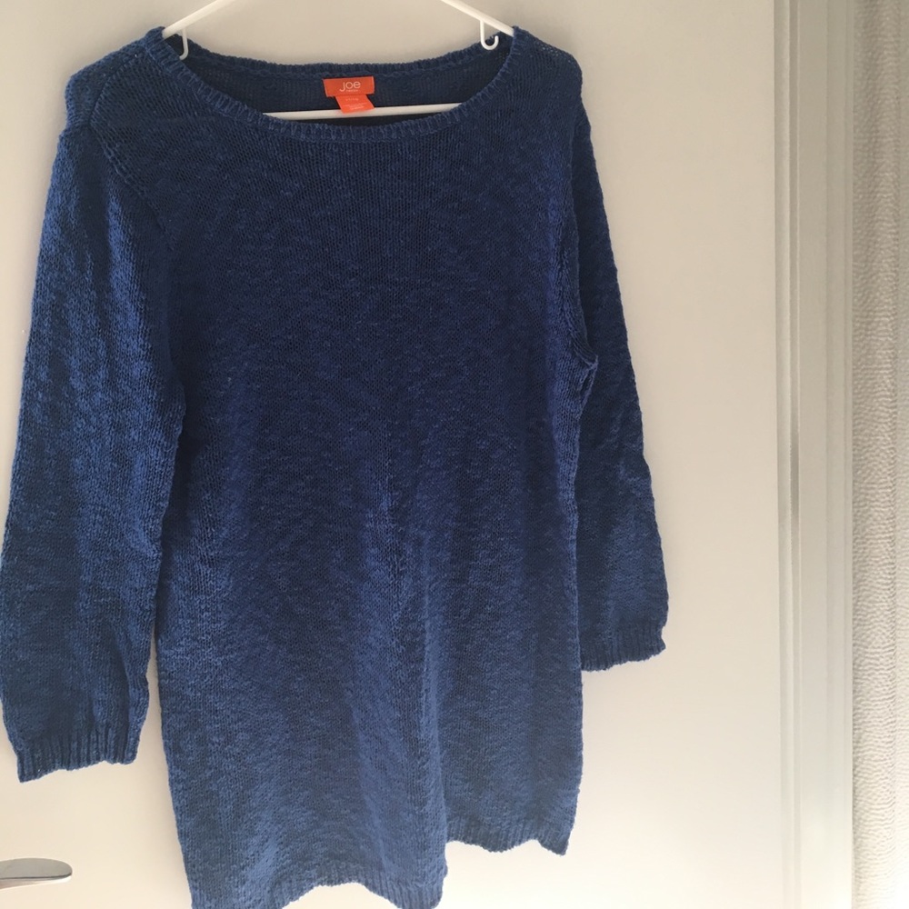 Joe blue sweater