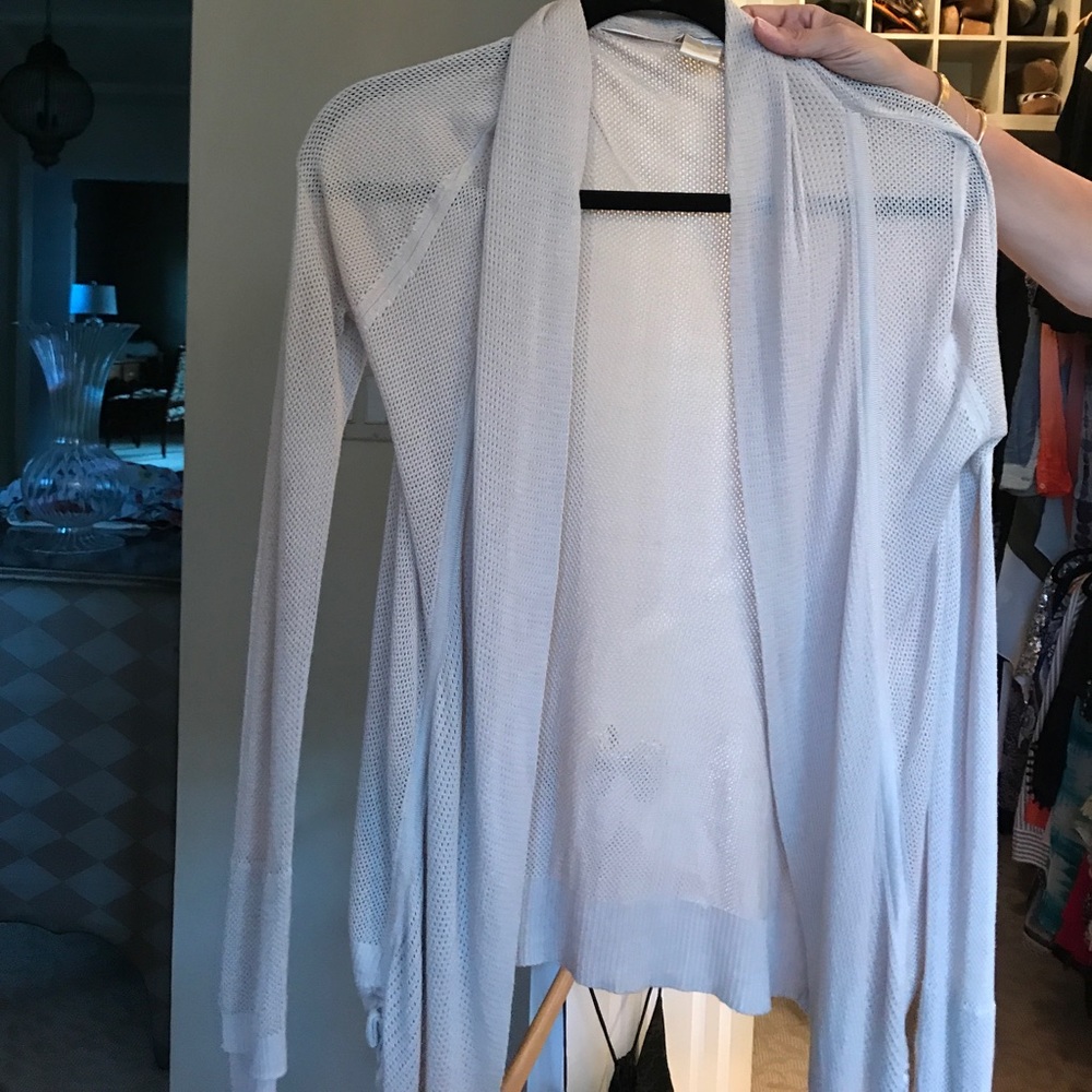 Tan cardigan