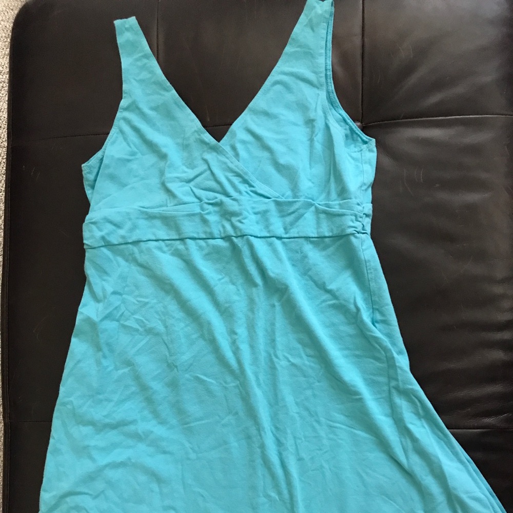 Cotton V-neck Tank Dress