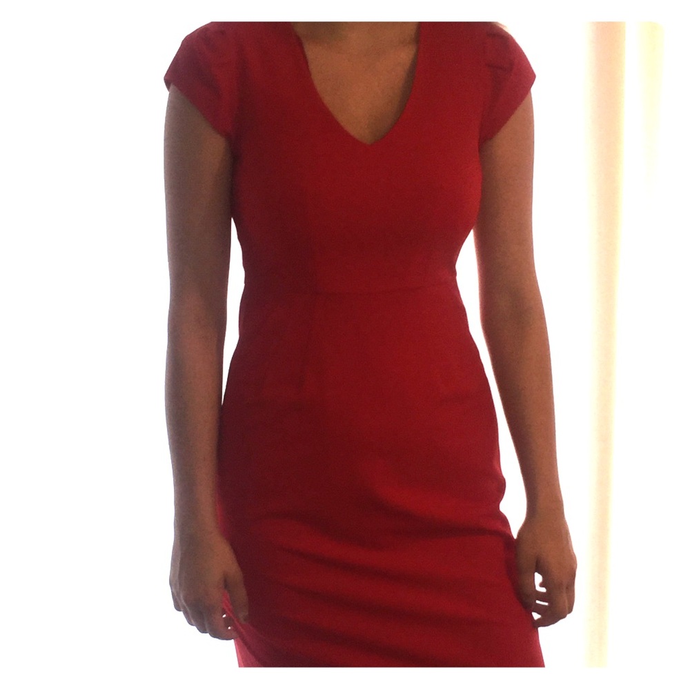 Classic red dress