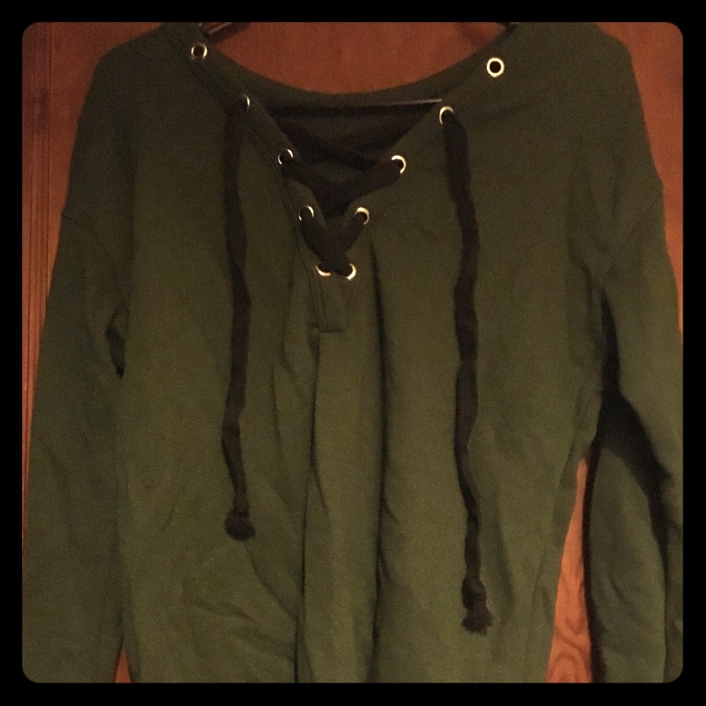 Army green long sleeve