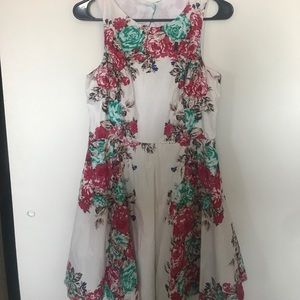 1950's Style Floral Dress
