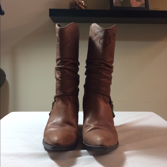 Zodiac leather boots size 7 brown - Picture 5 of 8
