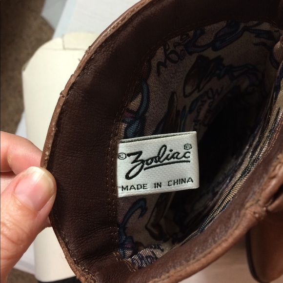 Zodiac leather boots size 7 brown - Picture 8 of 8