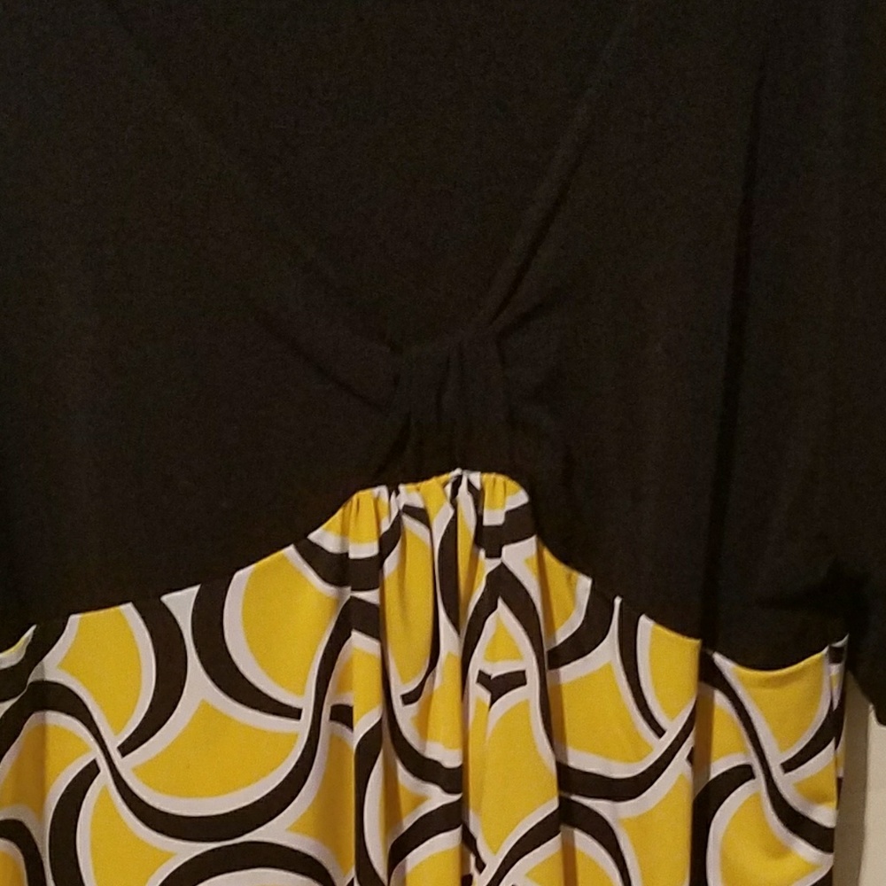 Black and Yellow blouse