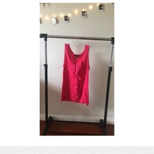 Hot Pink Ruffle Shirt