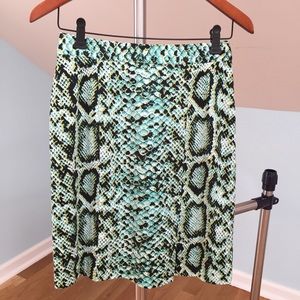 Nanette Lenore Reptile Print Skirt