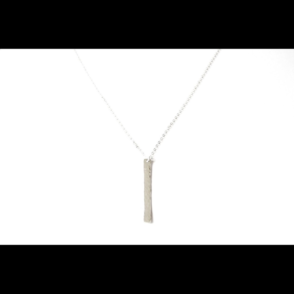 💎 Sterling Silver Bar Necklace