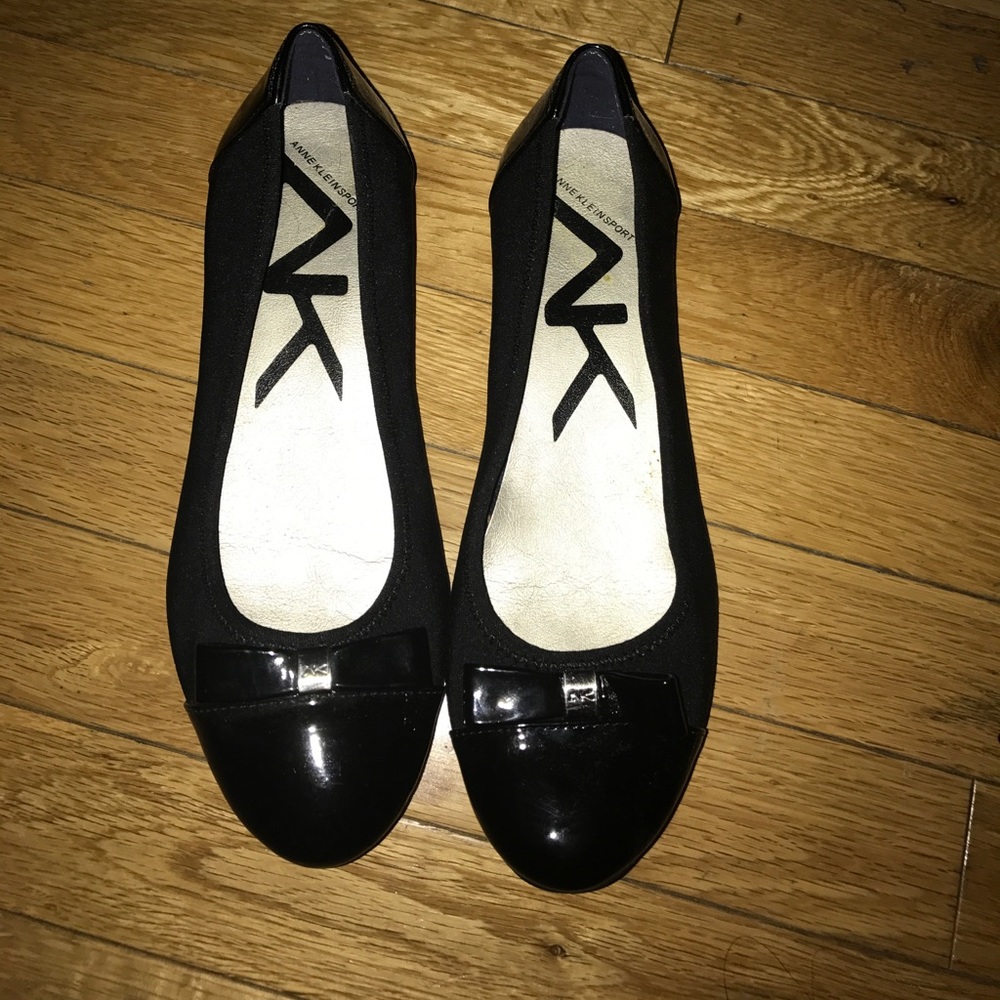 Anne Klein Sport Black Flats