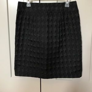 Black pencil skirt