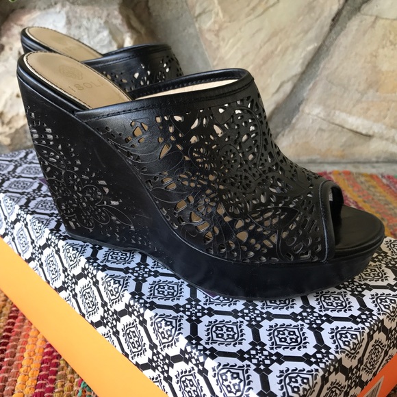 Isola leather wedge - Picture 1 of 6