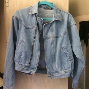 White wash jean jacket