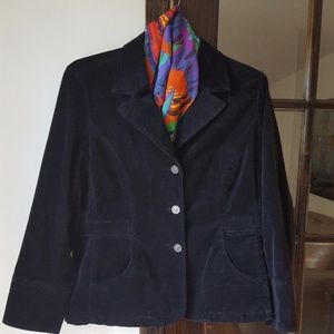 Black velveteen jacket
