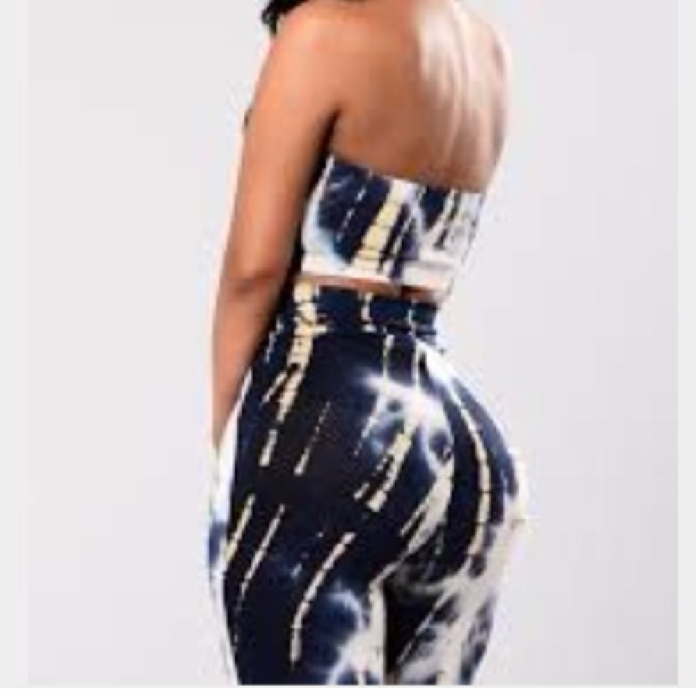 Fashion nova 2 piece tie dye set