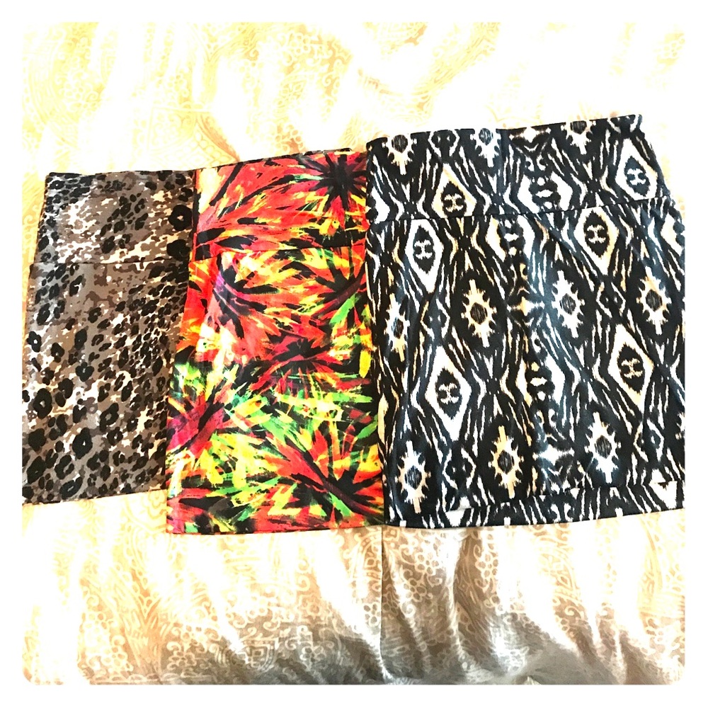 Bundle of 3 Body-Con Skirts