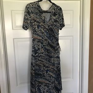 Evan-Picone SZ 12 faux wrap dress!