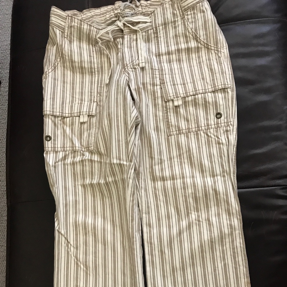 Striped Cotton Pants