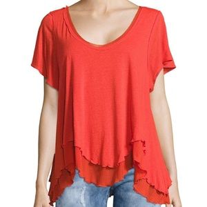 Free People Red top