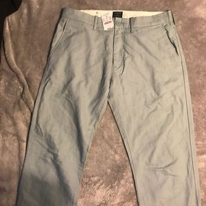 J. Crew The Driggs Lightweight Slate Blue pants